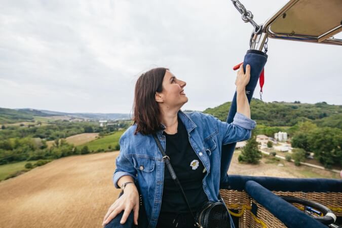 Vuelo en Globo sobre la Toscana