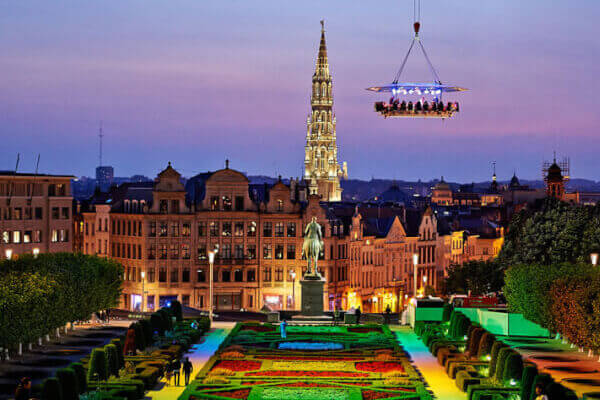 Dinner in the Sky, Bruselas